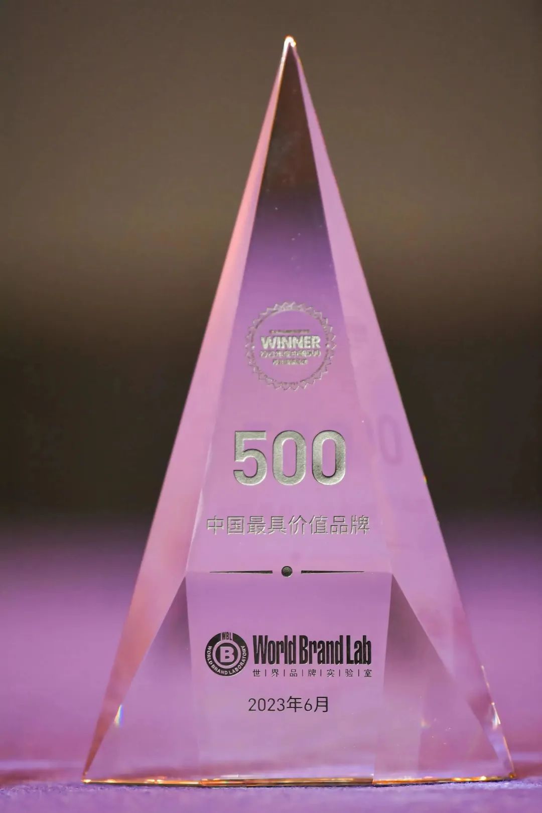 权威认证 尊龙凯时入选中国500最具价值品牌