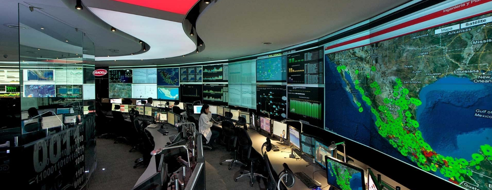 墨西哥Iusacell电信控制室 